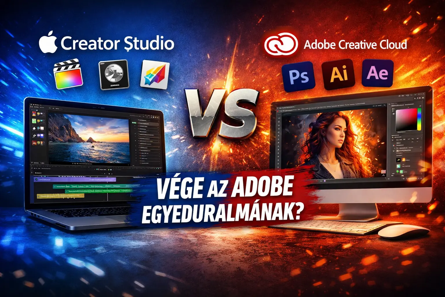 Apple Creator Studio vs Adobe Creative Cloud